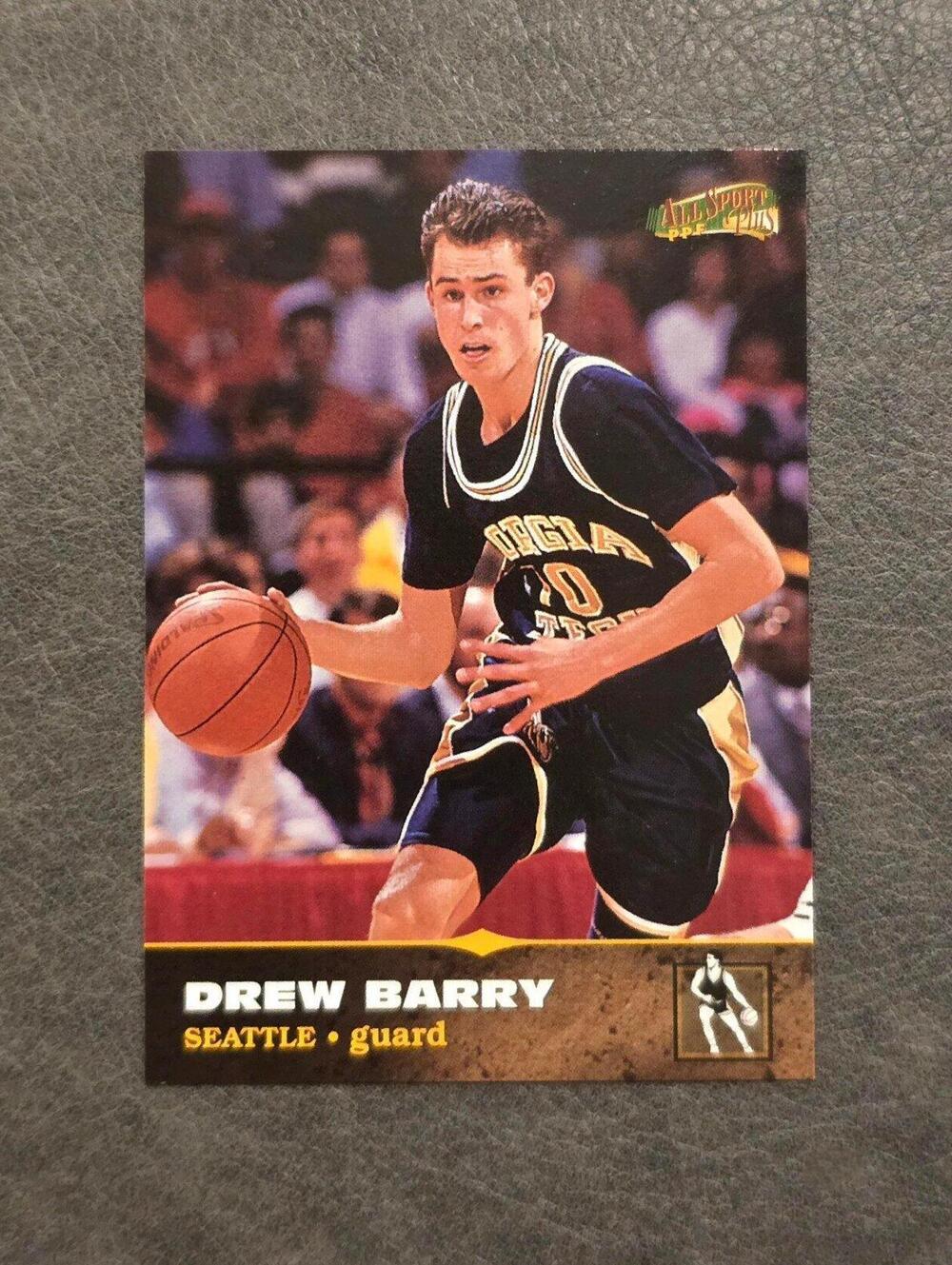 1996-97 Score Board All Sport PPF #124 Drew Barry Basketball Card
